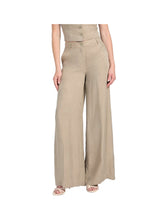 GUESS 1 USCITA Guess Celestine Fluid Plea Pantalone Donna Beige Beige